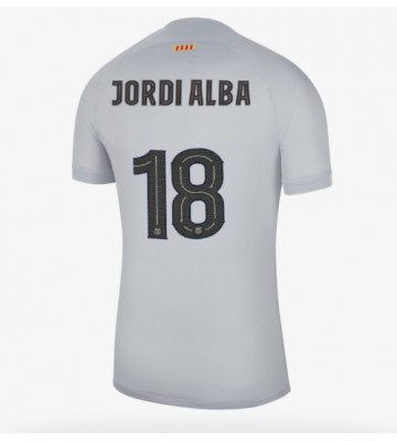 Barcelona Jordi Alba #18 Tredjedrakt 2022-23 Kortermet